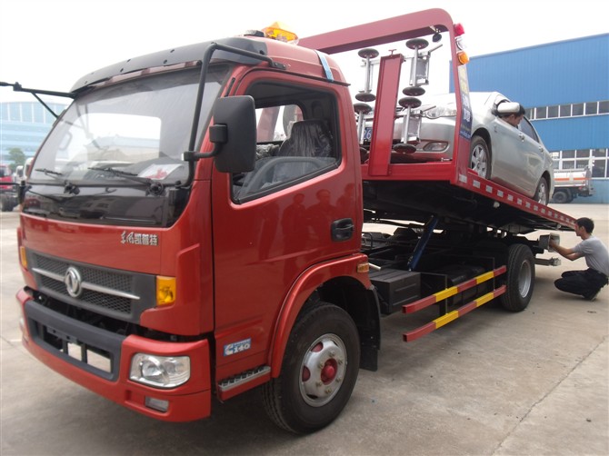 東風(fēng)凱普特平板一拖二清障車(chē)